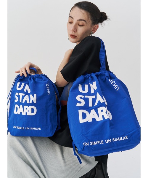 SHOPPING DRAWSTRING BAG M / ショッピングドローストリング