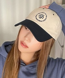 muahmuah([A[A)A'GEM/9 × .kom wmuah muah/[A[Ax LOGO STITCH COMBI BALL CAP/SXeb` Rr{[Lbv(Lbv)