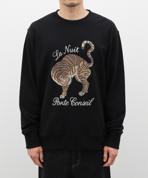 B.C STOCK(ベーセーストック)の「【ZOZO限定】タイガークルーネックスウェット(スウェット・メンズ・グレー/ブラック・M/L/XL)」の18枚目の写真