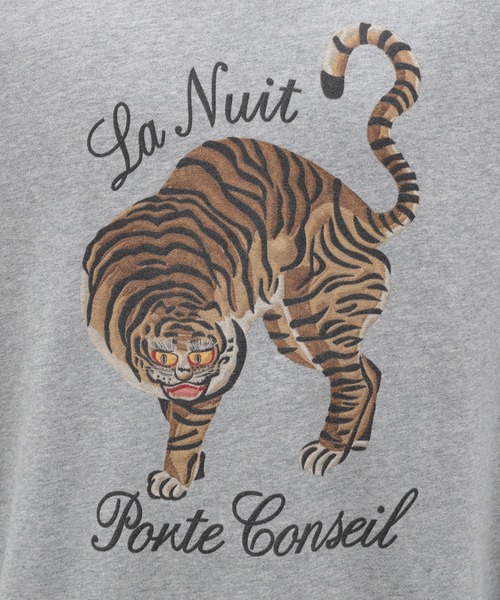 B.C STOCK(ベーセーストック)の「【ZOZO限定】タイガークルーネックスウェット(スウェット・メンズ・グレー/ブラック・M/L/XL)」の11枚目の写真