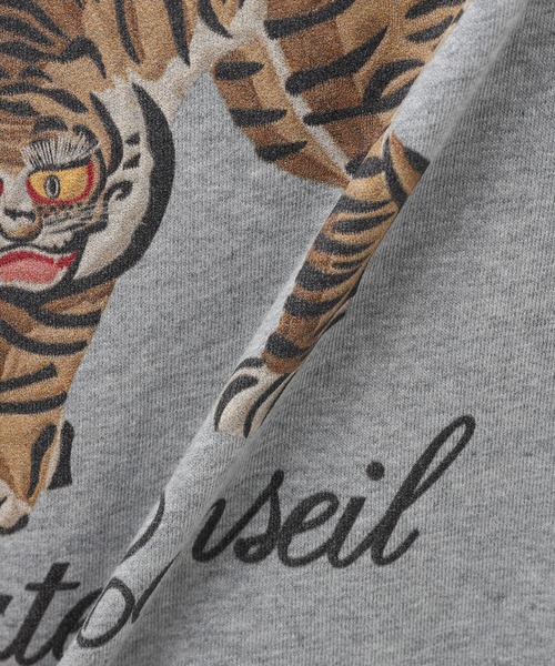 B.C STOCK(ベーセーストック)の「【ZOZO限定】タイガークルーネックスウェット(スウェット・メンズ・グレー/ブラック・M/L/XL)」の16枚目の写真