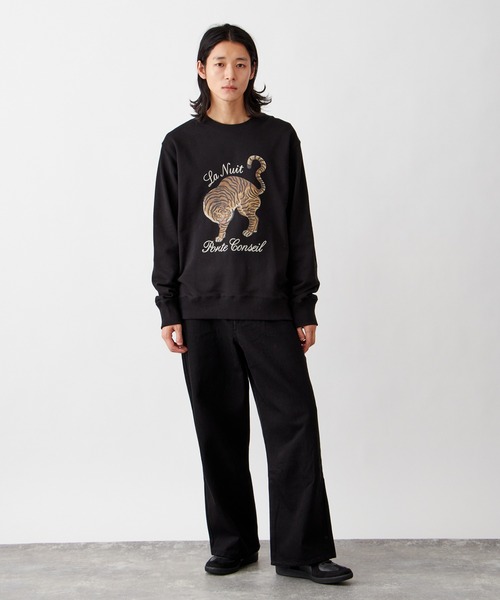 ZOZO限定】タイガークルーネックスウェット（スウェット）｜B.C