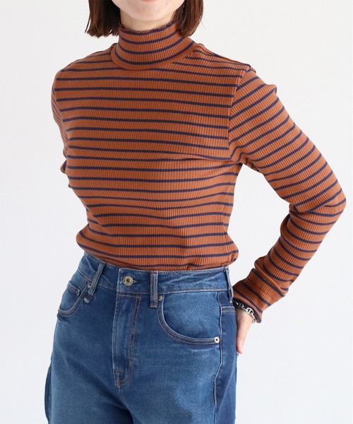 cepo（セポ）の「タートルネックプルオーバー（Tシャツ/カットソー・レディース・ブラック/オフホワイト/ブラウン系その他/ホワイト系その他/ブルー系その他・M）」の4枚目の写真