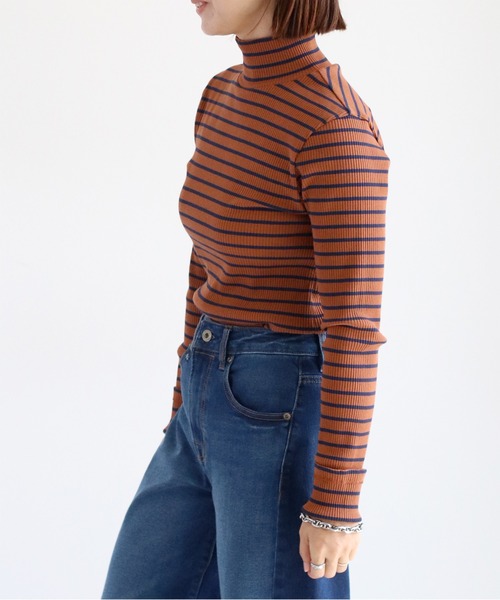 cepo（セポ）の「タートルネックプルオーバー（Tシャツ/カットソー・レディース・ブラック/オフホワイト/ブラウン系その他/ホワイト系その他/ブルー系その他・M）」の7枚目の写真