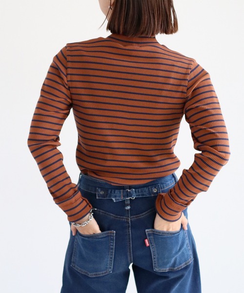 cepo（セポ）の「タートルネックプルオーバー（Tシャツ/カットソー・レディース・ブラック/オフホワイト/ブラウン系その他/ホワイト系その他/ブルー系その他・M）」の6枚目の写真