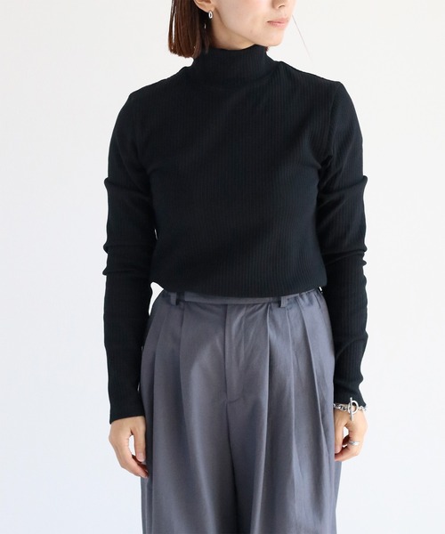 cepo（セポ）の「タートルネックプルオーバー（Tシャツ/カットソー・レディース・ブラック/オフホワイト/ブラウン系その他/ホワイト系その他/ブルー系その他・M）」の15枚目の写真