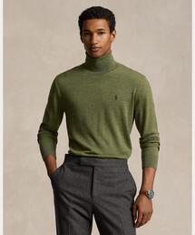 ラルフローレン　オリーブグリーン タートルセーター POLO RALPH LAUREN - サイズM ポロラルフローレン オーバー