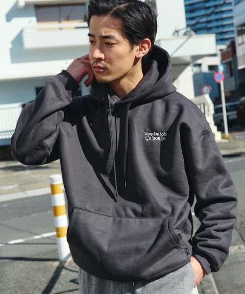 セール】【ユニセックス】フェイクスウェード ボア パーカー