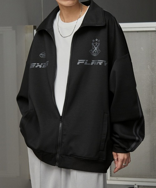 Nintendo ジャージジャケット Mサイズ グレー　トラックジャケット ゲームデザインサイドライントラックジャケット（ジャージ）｜Anchor