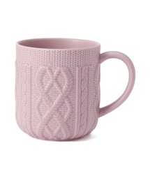 Francfranc（フランフラン）の「ニットマグ ピンク（グラス/マグカップ/タンブラー）」