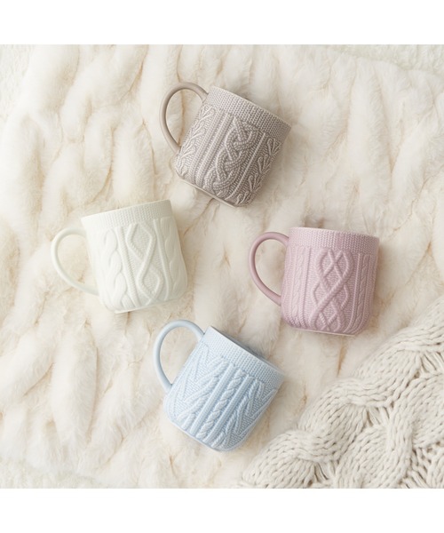 ニットマグ ピンク（グラス/マグカップ/タンブラー）｜Francfranc