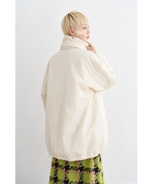 Muel Chic(ミュエルシック)の「Bel air coat ベルエアーコート(ダウンジャケット/コート・レディース・アイボリー/ベージュ/ブラック・FREE)」の10枚目の写真