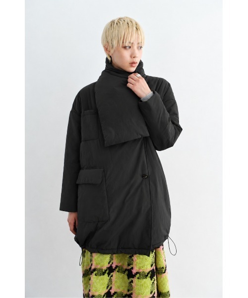 Muel Chic(ミュエルシック)の「Bel air coat ベルエアーコート(ダウンジャケット/コート・レディース・アイボリー/ベージュ/ブラック・FREE)」の13枚目の写真
