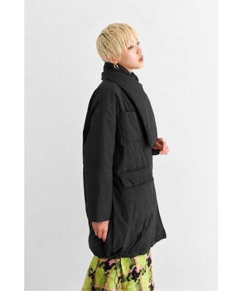 Muel Chic(ミュエルシック)の「Bel air coat ベルエアーコート(ダウンジャケット/コート・レディース・アイボリー/ベージュ/ブラック・FREE)」の14枚目の写真
