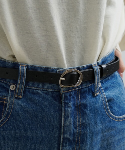 CIAOPANIC TYPY（チャオパニックティピー）の「シンプルデザインベルト小（ベルト・レディース・ブラック/ブラウン・ONE SIZE）」の15枚目の写真