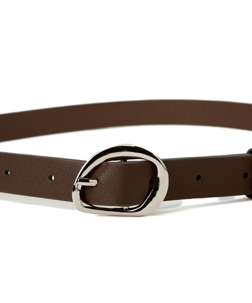 CIAOPANIC TYPY（チャオパニックティピー）の「シンプルデザインベルト小（ベルト・レディース・ブラック/ブラウン・ONE SIZE）」の10枚目の写真
