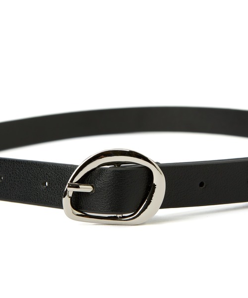 CIAOPANIC TYPY（チャオパニックティピー）の「シンプルデザインベルト小（ベルト・レディース・ブラック/ブラウン・ONE SIZE）」の5枚目の写真