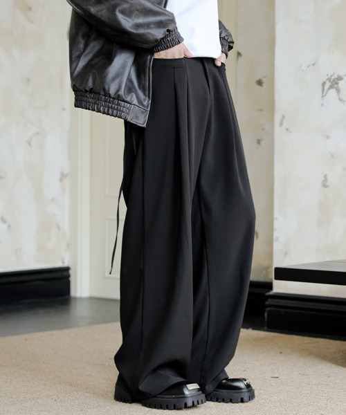 【セール】【FVLMEN】2 tuck loose slacks/2タック ルーズ スラックス（スラックス）｜FVLMEN（フルメン）