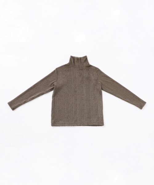 n'OrLABEL（ノアールレーベル）の「シャギータートルネックカットソー（Tシャツ/カットソー・レディース・ブラック/グリーン/アイボリー/モカ・1/2）」の11枚目の写真