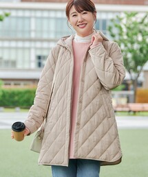 【安めぐみさん着用】中綿キルティングコート