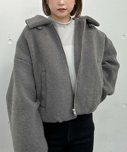 archives(アルシーヴ)の「ハイネックラメシアーTOPS(Tシャツ/カットソー・レディース・グレー/ブラック/グレイッシュベージュ/グリーン・MEDIUM)」の12枚目の写真