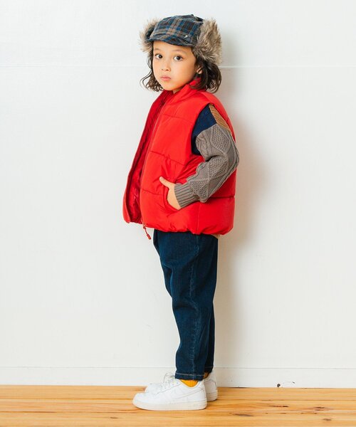 BREEZE（ブリーズ）の「フライトキャップ（キャップ・キッズ・ブラウン/レインボー/ブラック・50/54/58）」の7枚目の写真