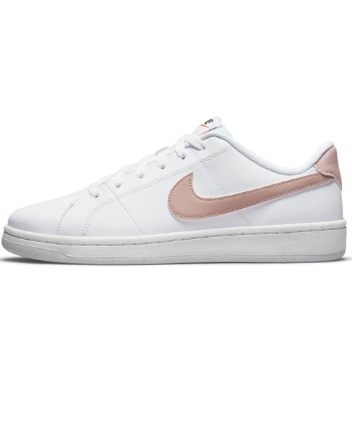 NIKE(ナイキ)の「ナイキ NIKE ナイキ コート ロイヤル 2 NN(スニーカー・レディース・ホワイト×ピンク・23.0cm/23.5cm/24.0cm/24.5cm/25.0cm)」の1枚目の写真