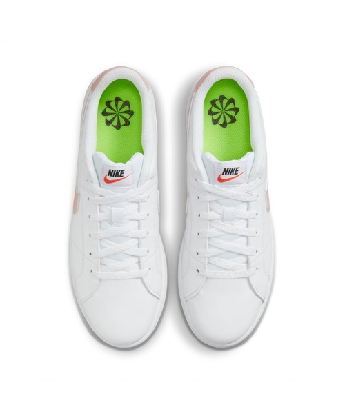 NIKE(ナイキ)の「ナイキ NIKE ナイキ コート ロイヤル 2 NN(スニーカー・レディース・ホワイト×ピンク・23.0cm/23.5cm/24.0cm/24.5cm/25.0cm)」の4枚目の写真