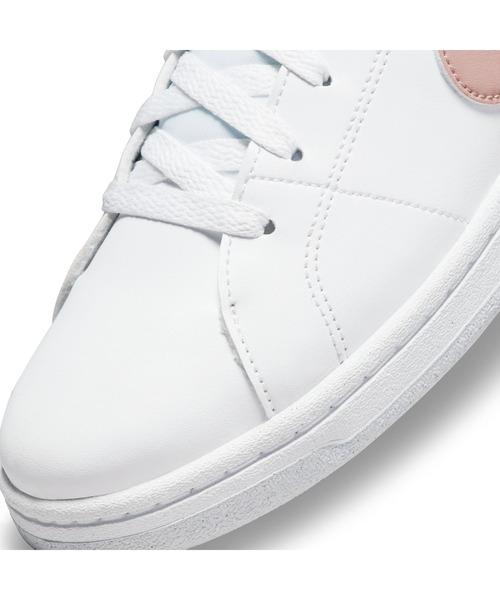 NIKE(ナイキ)の「ナイキ NIKE ナイキ コート ロイヤル 2 NN(スニーカー・レディース・ホワイト×ピンク・23.0cm/23.5cm/24.0cm/24.5cm/25.0cm)」の7枚目の写真