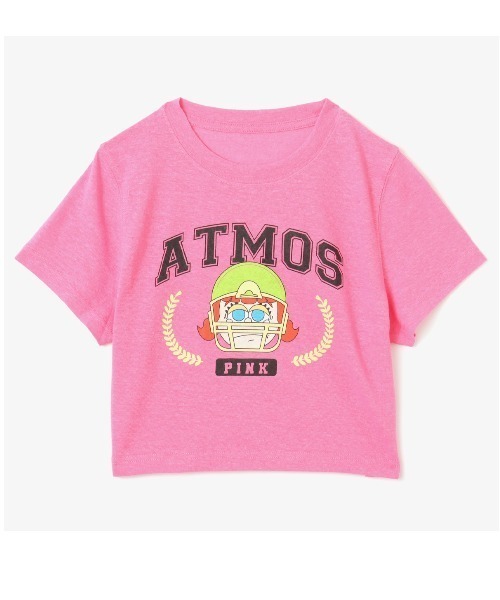 atmos pink（アトモスピンク）の「atmos pink x LiLi “Grumpy(C)”Cropped T-shirt / アトモス ピンク X リリ グランピー クロップド ティーシャツ（Tシャツ/カットソー・レディース・ブラック/ホワイト/ピンク・FREE）」の3枚目の写真