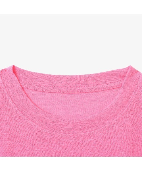 atmos pink（アトモスピンク）の「atmos pink x LiLi “Grumpy(C)”Cropped T-shirt / アトモス ピンク X リリ グランピー クロップド ティーシャツ（Tシャツ/カットソー・レディース・ブラック/ホワイト/ピンク・FREE）」の8枚目の写真