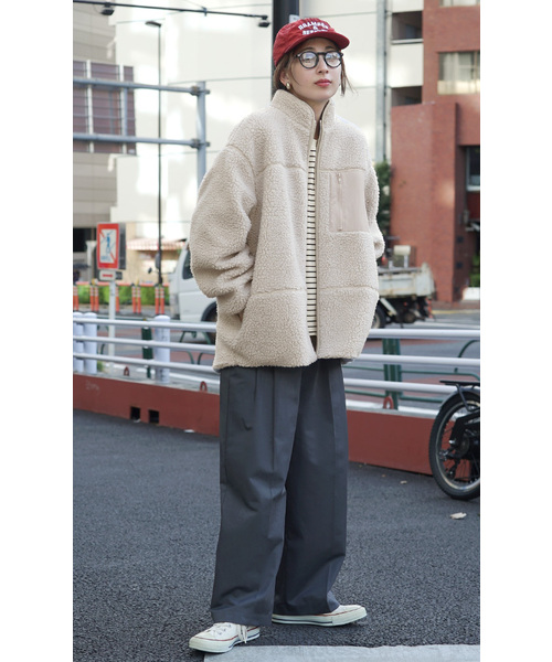 着ぶくれしにくいgoodなバランス】 Good-Balance ボアアウター