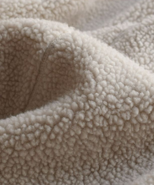 zootie（ズーティー）の「【着ぶくれしにくいgoodなバランス】 Good-Balance ボアアウター［ハイネックジャケット］（ブルゾン・レディース・アイボリー/カーキ/ブラウン・フリー）」の22枚目の写真