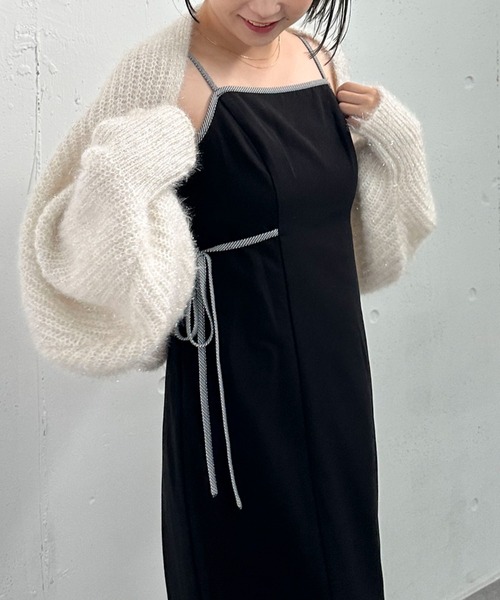 archives（アルシーヴ）の「’パイピングマーメイドキャミワンピース’（ワンピース・レディース・ブラック/モカ/ブラウン・MEDIUM）」の16枚目の写真