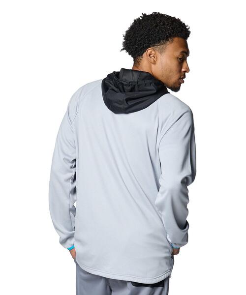 UNDER ARMOUR(アンダーアーマー)の「UAアーマーフリース マックス フルジップ フーディー(トレーニング/メンズ)(スウェット・メンズ・グレー・S/M/L/3XL/XL/2XL)」の9枚目の写真