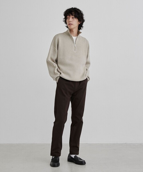 coen(コーエン)の「極楽ウォームスリムテーパードパンツ(その他パンツ・メンズ・ダークブラウン/ダークグレー/ブラック・L/M/S/XL)」の12枚目の写真