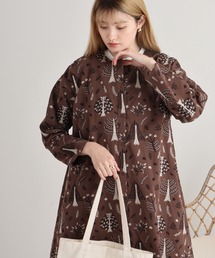 EMAGO 森刺繍ワンピース