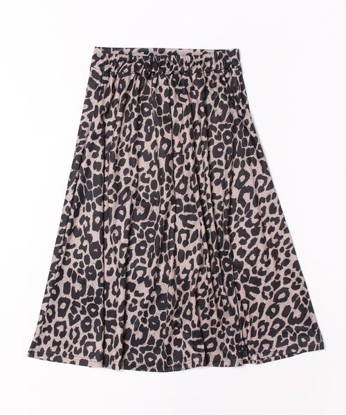 urge：（アージコロン ）の「【URGE：】レオパード ヒョウ柄 Aライン スカート（スカート・レディース・ベージュ/カーキ・SMALL/MEDIUM/LARGE/X-LARGE）」の7枚目の写真