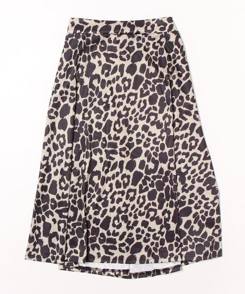 urge：（アージコロン ）の「【URGE：】レオパード ヒョウ柄 Aライン スカート（スカート・レディース・ベージュ/カーキ・SMALL/MEDIUM/LARGE/X-LARGE）」の8枚目の写真
