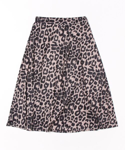 urge：（アージコロン ）の「【URGE：】レオパード ヒョウ柄 Aライン スカート（スカート・レディース・ベージュ/カーキ・SMALL/MEDIUM/LARGE/X-LARGE）」の9枚目の写真