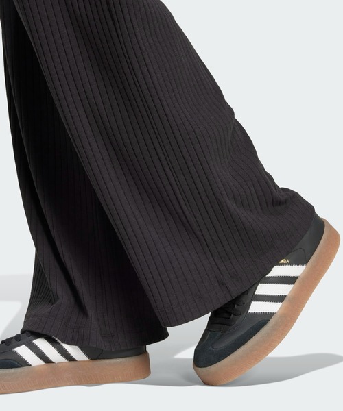快適＆スタイリッシュ★adidas★Essentials ワイド リブ パンツ エッセンシャルズ ワイドリブパンツ / アディダスオリジナルス