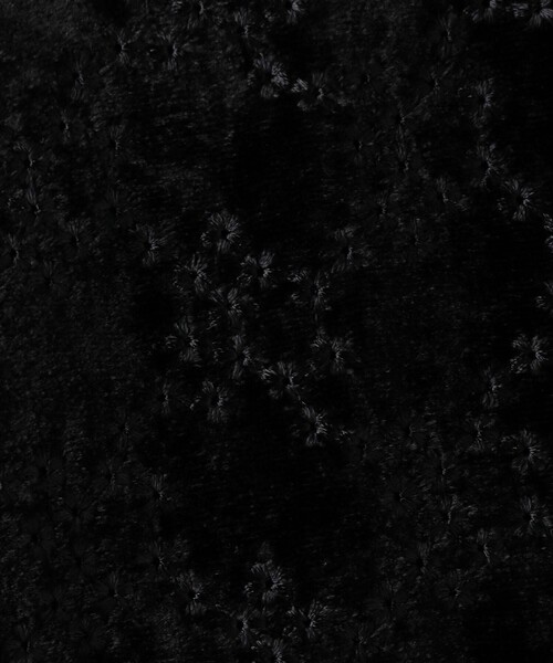 UNITED ARROWS（ユナイテッドアローズ）の「ベルベット エンブロイダリーフラワーリボン ジャケット（ノーカラージャケット・レディース・ブラック・36/38）」の14枚目の写真