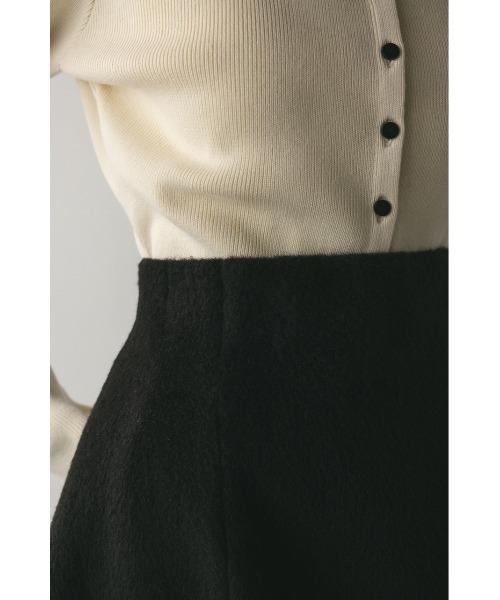 STYLEMIXER（スタイルミキサー）の「シャギーミニスカートパンツ（スカート・レディース・ベージュ/ダークブラウン・SMALL/MEDIUM）」の10枚目の写真