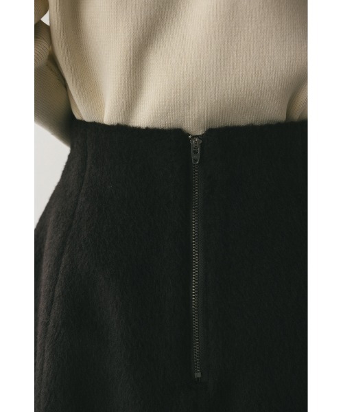 STYLEMIXER（スタイルミキサー）の「シャギーミニスカートパンツ（スカート・レディース・ベージュ/ダークブラウン・SMALL/MEDIUM）」の11枚目の写真