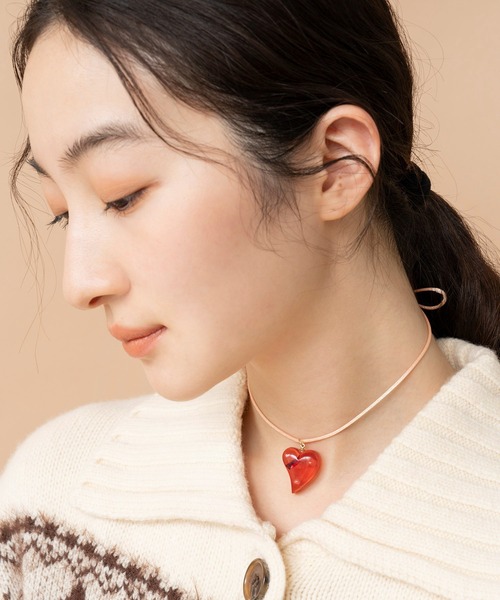 Casselini（キャセリーニ）の「Casselini(キャセリーニ)ジュレハートチョーカー（チョーカー・レディース・ホワイト/レッド/クリア・FREE）」の14枚目の写真