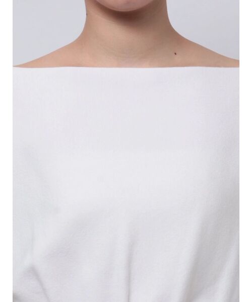 MERCURYDUO（マーキュリーデュオ）の「ドルマンスリーブニット（ニット/セーター・レディース・ライトグレー/オフホワイト/ブラック・FREE）」の17枚目の写真