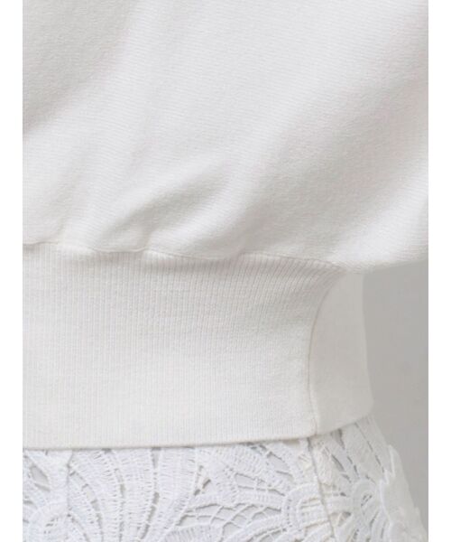 MERCURYDUO（マーキュリーデュオ）の「ドルマンスリーブニット（ニット/セーター・レディース・ライトグレー/オフホワイト/ブラック・FREE）」の19枚目の写真