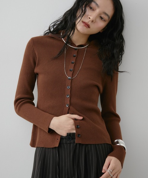 2WAYハイネックリブニット（ニット/セーター）｜Aunt Marie's（アント