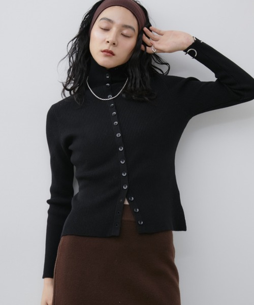 2WAYハイネックリブニット（ニット/セーター）｜Aunt Marie's（アント