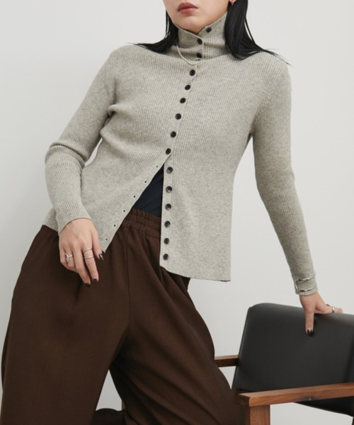 みりあん☺︎③ 2WAYハイネックリブニット（ニット/セーター）｜Aunt Marie's（アント